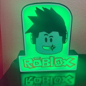 Roblox LED Color Changing Night Light | Gaming Desk Lamp | RGB Light Up Sign